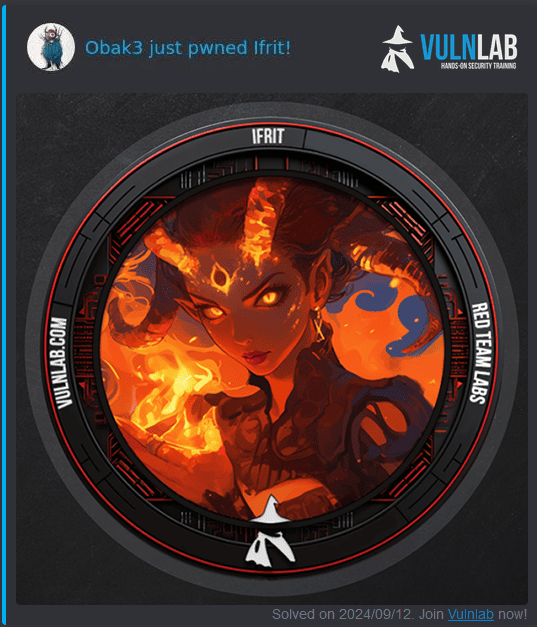 Ifrit completed
